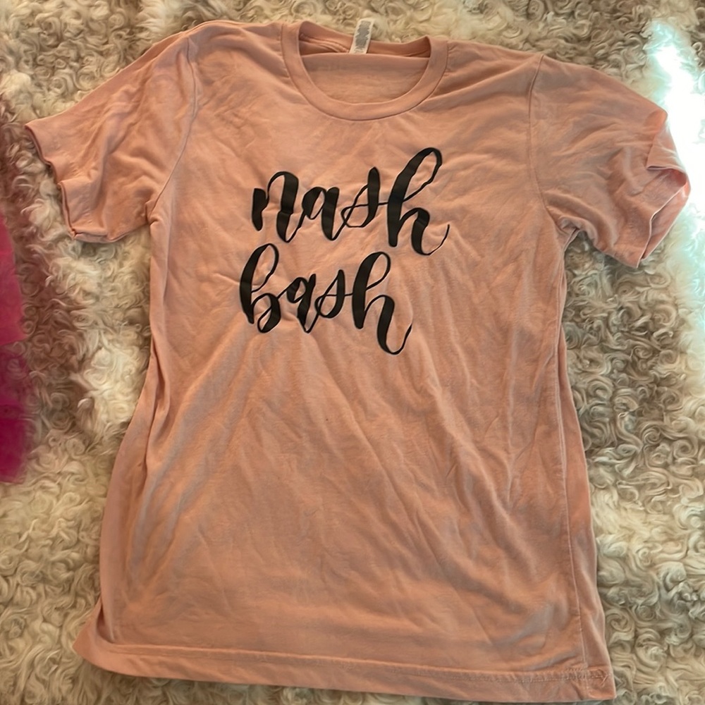 Pink “nash bash” t shirt